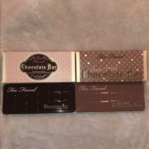 ✨FLASH SALE✨ 2 Too Faced Chocolate Bar Palettes